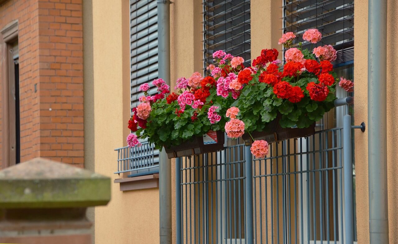 Balcon sur le rebord de la fenêtre