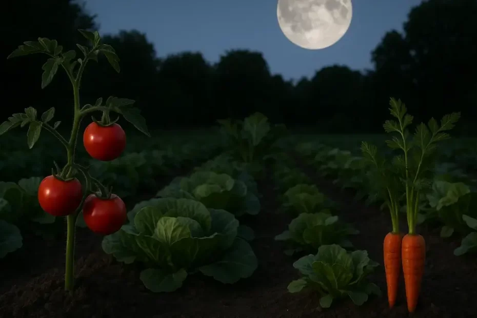 Potager et calendrier lunaire